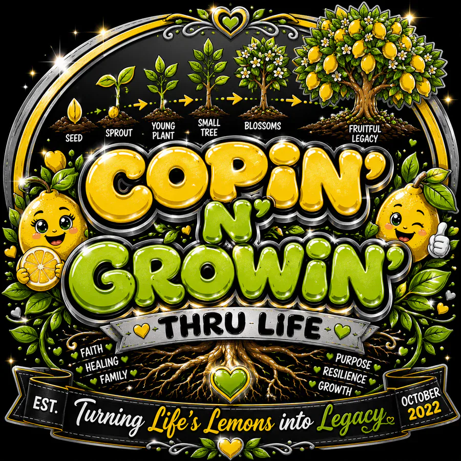 Copin' N' Growin' Thru Life brand logo