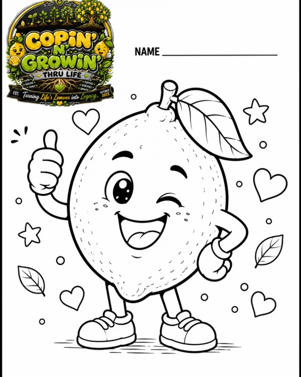 Copin' N' Growin' Thru Life™ Adult Coloring Book