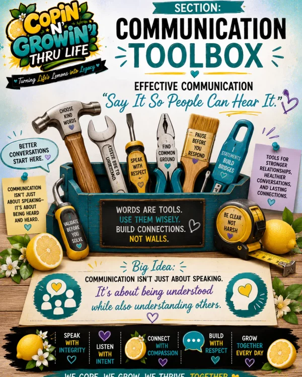Copin' N' Growin' Thru Life™ Communication Toolbox